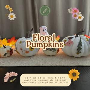 TEST_Workshop: Floral Pumpkin